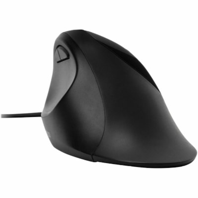 Kensington Pro Fit Ergo Wired Mouse - Black - Optical - Cable - Black - USB Type A - 3200 dpi - Scroll Wheel WIRED / USB - BLACK 