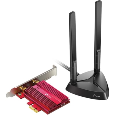 TP-Link TX3000E IEEE 802.11ax Bluetooth 5.0 Dual Band Wi-Fi/Bluetooth Combo Adapter for Desktop Computer, Gaming Controller, Headset, Speaker - PCI Express x8 - 2.93 Gbit/s - 2.40 GHz ISM - 5 GHz UNII - Internal  WRLS 
