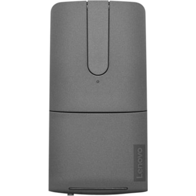 Lenovo YOGA Mouse with Laser Presenter - Optical - Wireless - Bluetooth/Radio Frequency - 2.40 GHz - Iron Gray - USB - 1600 dpi - Touch Scroll - 4 Button(s)  WRLS 