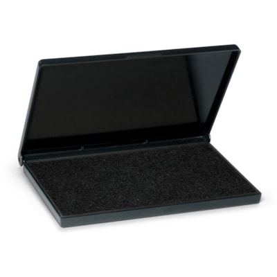 Trodat Stamp Pad - 2.76" (70 mm) Height x 4.33" (110 mm) Width - Black Ink - Plastic - 1 Each 2-3/4 x 4-1/3" 