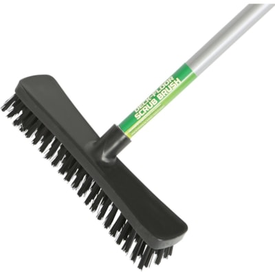 Globe - FLOOR/DECK BRUSH 10X48 - Polytéréphtalate d'éthylène Poils - longueur de la poignée 48 po (1219,20 mm) - longueur hors tout 49 po (1244,60 mm) - Métal - 1 chaque 10? WIDE WITH STIFF BRISTLES 48" HANDLE