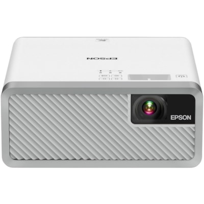 Epson EF-100 LCD Projector - 16:10 - White, Silver - 1280 x 800 - Front, Rear - 12000 Hour Normal Mode - 20000 Hour Economy Mode - HD - 2000 lm - HDMI - USB  PROJ 