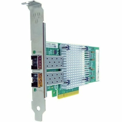 Axiom PCIe 3.0 x8 10Gbs Fiber Network Adapter - PCI Express 3.0 x8 - 10 Gbit/s Data Transfer Rate - Intel X710-BM2 - 2 Port(s) - Optical Fiber - SFP+ - Plug-in Card E 3.0 X8 NIC CARD FOR HP - P11 338-B21