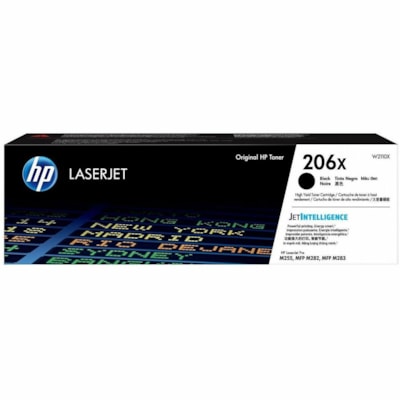 HP 206X Original High Yield Laser Toner Cartridge - Black - 1 Each ...