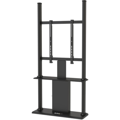 StarTech.com Digital Signage Display Stand - Black - Locking - Cable Management - Portrait Kiosk Enclosure (DSIGNAGESTND) - The portrait kiosk enclosure provides a secure mount for a 45 to 55in TV (with max weight of 176 lb./80 kg) that will captivate passersby - While many kiosks include a display, rovides a secure mount for a 4 5 to 55in TV (with m
