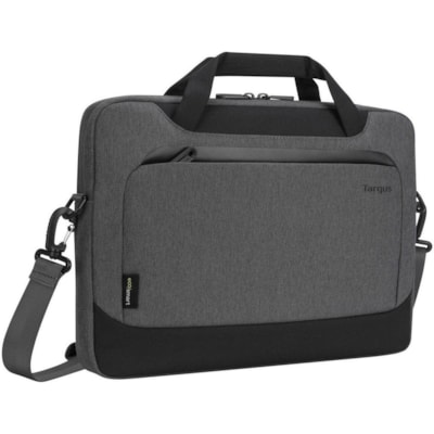 Targus Cypress EcoSmart TBS92502GL Carrying Case (Slipcase) for 14" to 15.6" Notebook - Gray - Woven Fabric, Plastic Body - Shoulder Strap, Trolley Strap, Handle - 13.78" (350 mm) Height x 16.54" (420 mm) Width x 1.77" (45 mm) Depth - Light Grey 