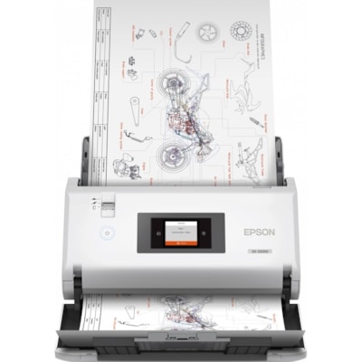 Epson DS-32000 Large Format Sheetfed Scanner - 1200 dpi Optical - 30-bit Color - 24-bit Grayscale - 90 ppm (Mono) - 90 ppm (Color) - Duplex Scanning - USB  Scanner - B11B255201 - Up to 90 ppm/180 ipm - Ver