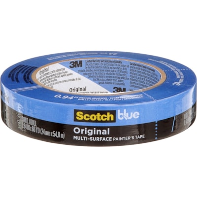 ScotchBlue - Ruban de masquage pour peintre - largeur de 0,94 po (24 mm) - Bleu - 1 / Rouleau RUBAN POUR PEINT 