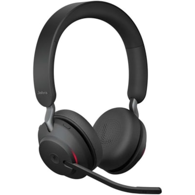 Jabra Evolve2 65 Headset - Microsoft Teams Certification - Stereo - Wireless - Bluetooth - 98.4 ft (30 m) - Over-the-head - Binaural - Supra-aural - Black TEREO BLK 