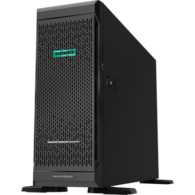 HPE ProLiant ML350 G10 4U Tower Server - 1 Xeon Silver 4210R 2.40 GHz - 16 GB RAM - Serial ATA/600, 12Gb/s SAS Controller - 2 Processor Support - 1.50 TB RAM Support - DDR4 SDRAM - Up to 16 MB Graphic Card - Gigabit Ethernet - 8 x SFF Bay(s) - Hot Swappable Bays - 1 x 800 W Svr 