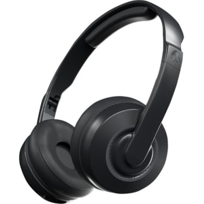Skullcandy Cassette Wireless On-Ear Headphones - Stereo - AUX - Wired/Wireless - Bluetooth - 30 Ohm - 20 Hz to 20 kHz - Over-the-head - Binaural - Circumaural - Black EADPHONES 