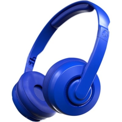 Skullcandy Cassette Wireless On-Ear Headphones - Stereo - AUX - Wired/Wireless - Bluetooth - 30 Ohm - 20 Hz to 20 kHz - Over-the-head - Binaural - Circumaural - Cobalt Blue EADPHONES 