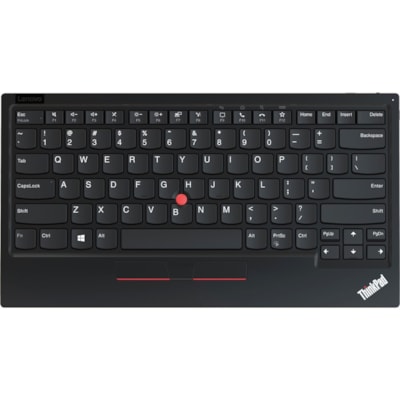 Lenovo ThinkPad TrackPoint Keyboard II - Wireless Connectivity - Bluetooth - 2.40 GHz - French (Canada) - Notebook - Trackpoint - Windows, Android, PC - Scissors Keyswitch - Pure Black 058) 