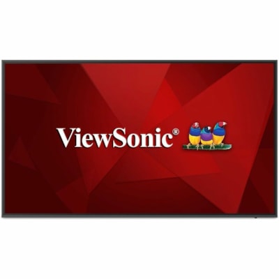 ViewSonic CDE6520-W - 65" Display, 3840 x 2160 Resolution, 450 cd/m2 Brightness, 24/7 - 65" (1651 mm) LCD Cortex A73 1.40 GHz - 3 GB - 3840 x 2160 - Direct LED - 450 cd/m² - 2160p - HDMI - USB - Serial - Wireless LAN - Ethernet - Energy Star  MNTR 