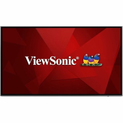 ViewSonic CDE7520-W Digital Signage Display - 75" (1905 mm) LCD Cortex A73 1.40 GHz - 3 GB - 3840 x 2160 - Direct LED - 450 cd/m² - 2160p - HDMI - USB - Serial - Wireless LAN - Ethernet - Energy Star  MNTR 