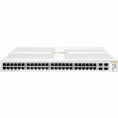 HPE Instant On 1930 48G 4SFP/SFP+ Switch - 52 Ports - Manageable - 3 Layer Supported - Modular - 36.90 W Power Consumption - Optical Fiber, Twisted Pair - Rack-mountable - Lifetime Limited Warranty  