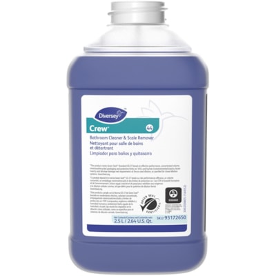 Diversey Crew Bath Cleaner & Scale Remover - 2.50 L - Fresh Clean Scent - Non-corrosive, Streak-free - Purple - 2 / Carton 2X2.5L 