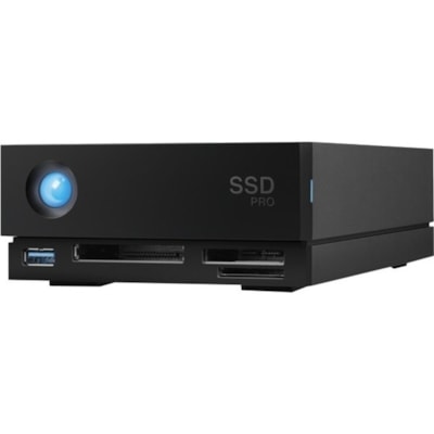 Seagate 1big Dock STHW4000800 4 TB Desktop Solid State Drive - External - Notebook, Desktop PC Device Supported - Thunderbolt 3 - Retail  INT 