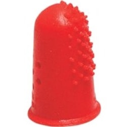 Westcott Ventilated Finger Tips, Extra Small - Extra Small Size - Rubber - 12 / Pack EXTRA SMALL  9/16"  12/BX 