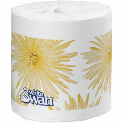 Kruger White Swan Bathroom Tissue - 2 Ply - 48 Rolls Per Container - 1 429 SHEETS/ROLL 2-PLY 