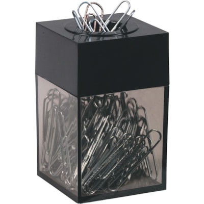 Westcott - Pince à Papier 8301 - hauteur de 1,75 po (44,45 mm) x largeur de 1,75 po (44,45 mm) x profondeur de 2,75 po (69,85 mm) - Noir, Fumé - Compacte, Amovible, Magnétique - 1 chaque FUMé  HAUT NOIR 