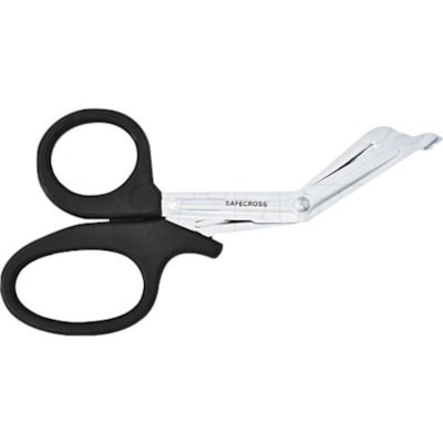 Safecross Scissors, Universal Paramedic, 15.9 cm - 6.26" (159 mm) Overall Length - Stainless Steel - 1 Each  