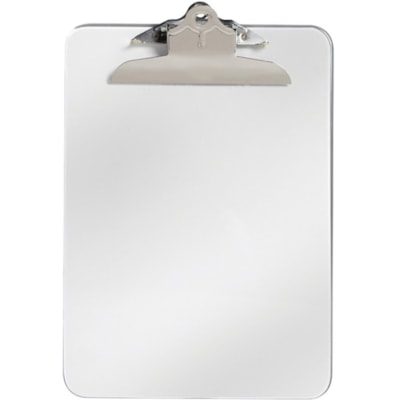 Westcott - Sous-main à pince 37912 - format 8 1/2 po (215,90 mm) x 11 po (279,40 mm) - Pince ressort - Plastique - clair - 1 chaque PLASTIQUE  FORMAT LETTRE ATTACHE CROISEE
