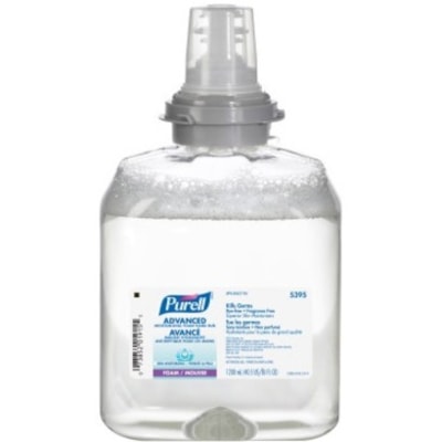 PURELL® Hand Sanitizer Foam Refill - Fragrance-free Scent - 1.20 L - Kill Germs - Hand - Dye-free - 2 / Carton - 1 TXF 1.2-L 