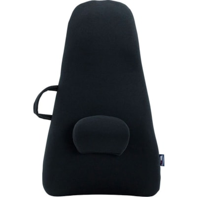 HoMedics Highback Backrest Support - Black - Polyurethane Foam - 1 Each  