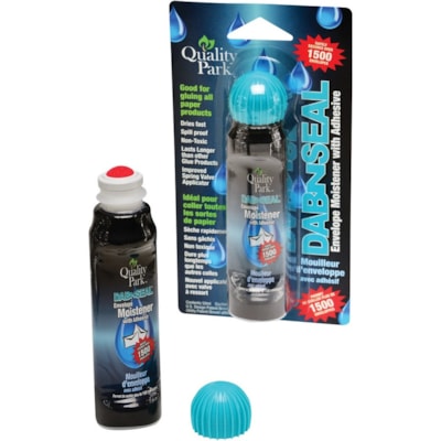TOPS Dab-N-Seal Envelope Moistener - 50 mL - Blue - Adhesive, Spill Proof, Clog-free, Non-toxic, Fast-drying - 1 Each DABNSEAL QUALITY PARK FED GOVT
