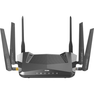 D-Link Wi-Fi 6 IEEE 802.11ax Ethernet Wireless Router - Dual Band - 2.40 GHz ISM Band - 5 GHz UNII Band - 6 x Antenna(6 x External) - 600 MB/s Wireless Speed - 4 x Network Port - 1 x Broadband Port - USB - Gigabit Ethernet - Desktop TER 