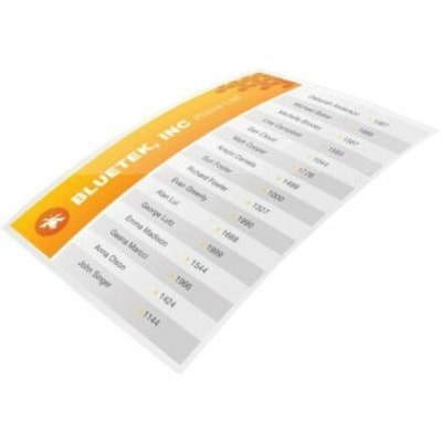 ACCO LongLife Thermal Laminating Pouches 10Mil Letter Size 9" x 14.5" - 50 Pack - Sheet Size Supported: Letter 9" (228.60 mm) Width x 11.50" (292.10 mm) Length - Laminating Pouch/Sheet Size: 10 mil (0.25 mm) Thickness - for Document - UV Resistant - 50 Pack LETTER 11 1/2" X 9" 50 SPEED POUCH