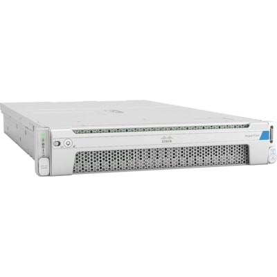 Cisco HyperFlex HX220c M5 2U Rack Server - 2 Xeon Silver 4210R 2.40 GHz - 128 GB RAM - Intel C620 Chip - 2 Processor Support - 3 TB RAM Support - DDR4 SDRAM - Pilot 4 Up to 16 MB Graphic Card - 10 Gigabit Ethernet - Hot Swappable Bays ESYST 