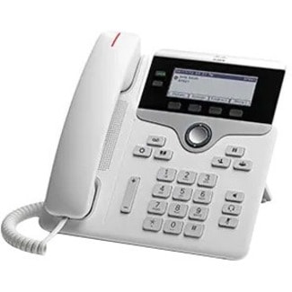 Cisco 7821 IP Phone - Refurbished - Corded - Corded - Wall Mountable - White, Charcoal - 2 x Total Line - VoIP - Unified Communications Manager, Basic User Connect License - 1 x Network (RJ-45) - PoE Ports  PERP 