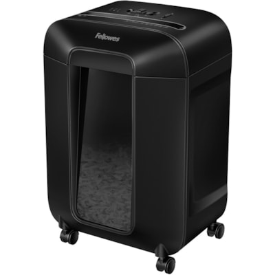 Fellowes Powershred LX85 Cross-cut Shredder - Non-continuous Shredder - Cross Cut - 12 Per Pass - for shredding Staples, Paper, Paper Clip, Credit Card, Junk Mail - 0.2" (3.97 mm) x 1.3" (31.75 mm) Shred Size - P-4 - 20 Minute Run Time - 30 Minute Cool Down Time - 18.93 L Wastebin Capacity - Black CROSS CUT FOR PERSONAL USE