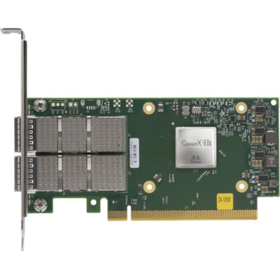 Lenovo - rte 1000Gigabit Ethernet ThinkSystem Mellanox ConnectX-6 Dx 100GbE QSFP56 - PCI Express 4.0 x16 - 2 Port(s) - Fibre Optique - 100GBase-X - Carte Enfichable PORT PCIE 