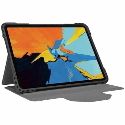 Targus Pro-Tek THZ866GL Rugged Carrying Case (Folio) for 10.9" to 11" Apple iPad Air (4th Generation), iPad Air (5th Generation), iPad Pro, iPad Pro (2nd Generation), iPad Pro (3rd Generation), iPad Pro (4th Generation), iPad Air 11 (2024), iPad Air 11 (2025) Tablet - Black - Drop Resistant, Impact   Air 10.9 (4th Gen)  iPad Pro 11 (2nd/1st Gen)