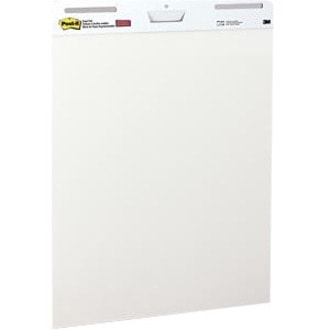 Post-it® 559-2PK Self-Stick Easel Pad - 30 Sheets - Plain - Glue - 25" (635 mm) x 30" (762 mm) Sheet Size - 34" (863.60 mm) Height x 25" (635 mm) Width - White Paper - Self-adhesive, Bleed Resistant - 1 Each 25"X30" WHITE  30 SHEETS/PAD 2 PADS/PKG SELF-STICK