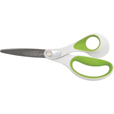 Westcott - Ciseaux robustes 8" CarboTitanium - longueur de coupe 8 po (203,20 mm) - Droite - Droit Pointe - 1 chaque HEAVY DUTY CARBO TITANIUM 