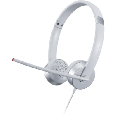 Lenovo 100 Headset - Stereo - Binaural ET - CLOUD GREY 