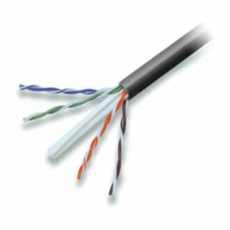 Belkin Cat. 6 UTP Bulk Cable - 1000 ft (304.80 m) Category 6 Network Cable - First End: Bare Wire - Second End: Bare Wire - Black re wire - 1000 ft - UTP ( CAT 6 ) - Black