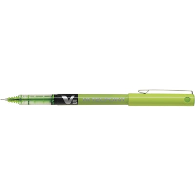 Pilot - Stylo à bille roulante Hi-Tecpoint - 0,5 mm (0,02 po) Aiguille Pointe de stylo - Rechargeable - Ink Vert clair - Liquide - 12 / boîte PTE AIGUILLE EXTRA-FINE 0.5MM ENCRE LIQUID  VERT LIME