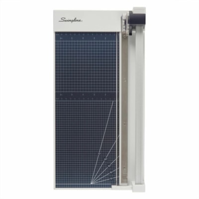 Swingline Classiccut Rotary Cutter - 10 Sheet Cutting Capacity - Stainless Steel Blade - 12" (304.80 mm) Cutting Length - Heavy Duty, Alignment Grid, Dual Scale Ruler - 1 Each BYPASS 10 TRIMMER  12" 10-SHEET; CONCEALED BLADE