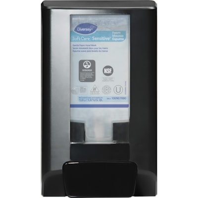 Diversey Care IntelliCare Manual Dispenser II - Manual - Durable, Security Lock, Scratch Resistant, UV Resistant, Key Lock, Keyless Lock - Black - 6 / Carton  