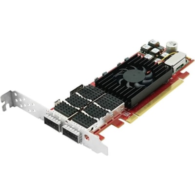 Axiom 100Gbs Dual Port QSFP28 PCIe 3.0 x16 NIC Card - PCIE3-2QSFP28-AX - PCI Express 3.0 x16 - 100 Gbit/s Data Transfer Rate - 2 Port(s) - Optical Fiber - 100GBase-CR4, 100GBase-LR4, 100GBase-CU - QSFP28 - Plug-in Card PCIE 3.0 X16 NIC CARD - PCIE3- 2QSFP28-AX