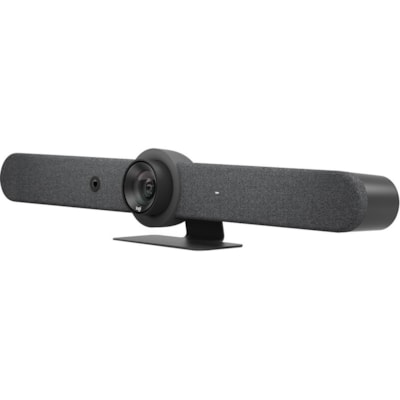 Logitech Rally bar - Graphite - 4K - 3840 x 2160 Video - 90° Angle - Wall - 3x Digital Zoom - Microphone - Wireless LAN - Network (RJ-45) - For Computer, Notebook, TV - Yes - Built-in Speaker, Microphone  