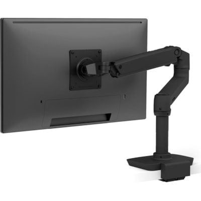 Ergotron Desk Mount for LCD Monitor - Matte Black - Height Adjustable - 1 Display(s) Supported - 34" Screen Support - 25 lb (11339.81 g) Load Capacity - 75 x 75, 100 x 100 - Aluminum LOW PROFILE  MBK 