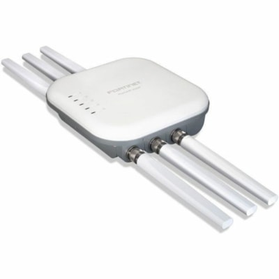 Fortinet FortiAP 432F Dual Band Wi-Fi 6 802.11ax 3.47 Gbit/s Wireless Access Point - Indoor/Outdoor - 2.40 GHz, 5 GHz - 6 x External Antenna(s) - External - MIMO Technology - 2 x Network (RJ-45) - Gigabit Ethernet, 2.5 Gigabit Ethernet - PoE Ports - 25 W - Pole-mountable, Wall Mountable, Desktop - I  WRLS 