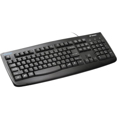 Kensington Pro Fit USB Washable Keyboard - Cable Connectivity - USB Interface - 104 Key Hot Key(s) - Rugged - English - Desktop Computer - Windows, Mac OS, ChromeOS - Black  