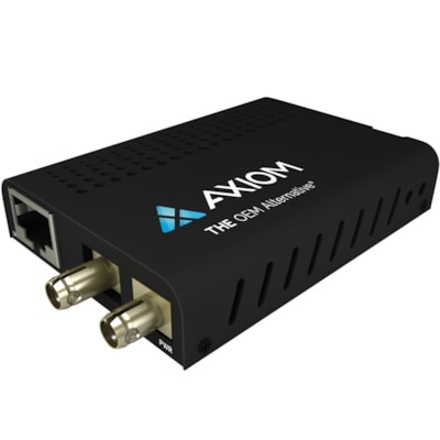 Axiom Mini 100Mbs RJ45 to 100B ASE-FX Media Converter - MMF ST  2km  1310nm